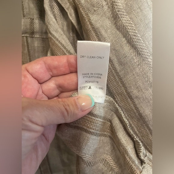 Fate women’s linen, lightweight jacket, size Large - Picture 8 of 9